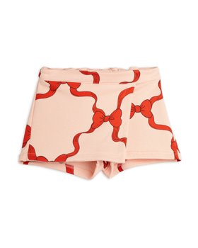 [MINIRODINI] Bow aop divided skirt /Pink [80-86]