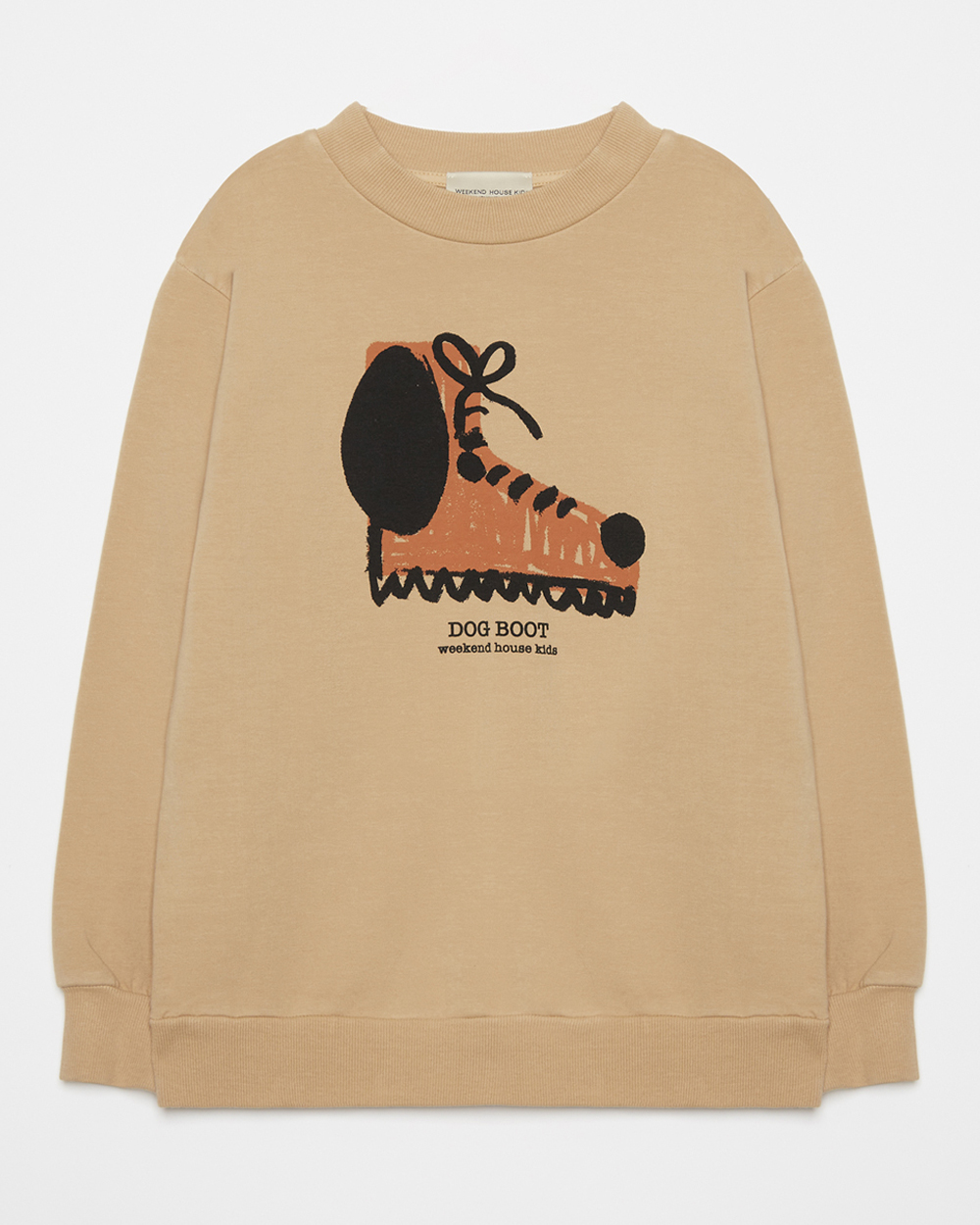 [WEEKEND HOUSE KIDS]Dog boots sweatshirt /Dog boots sweatshirt [4Y,6Y,8Y,10Y,12Y]