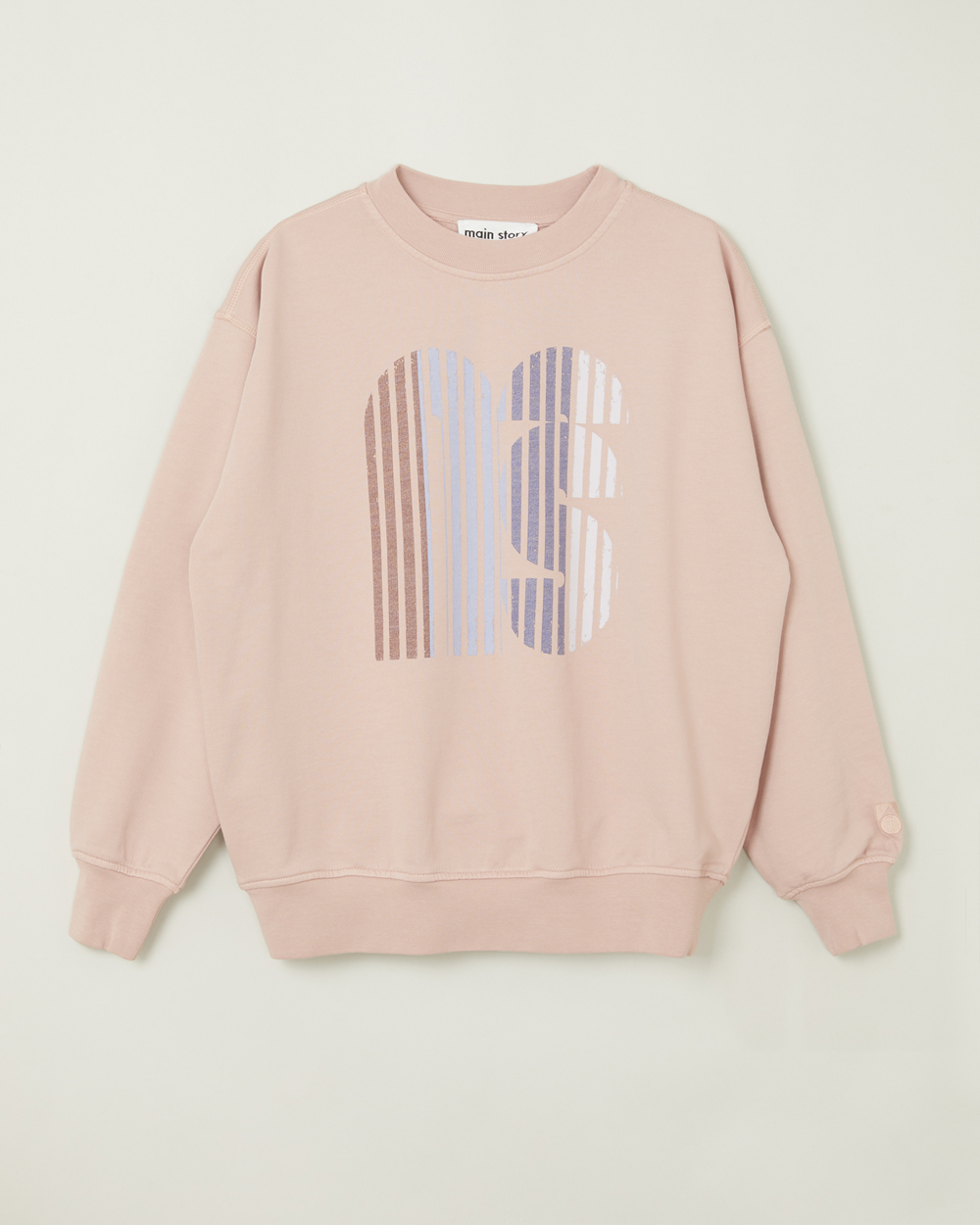 [MAINSTORY]Oversized Sweatshirt - Misty Rose [14Y]
