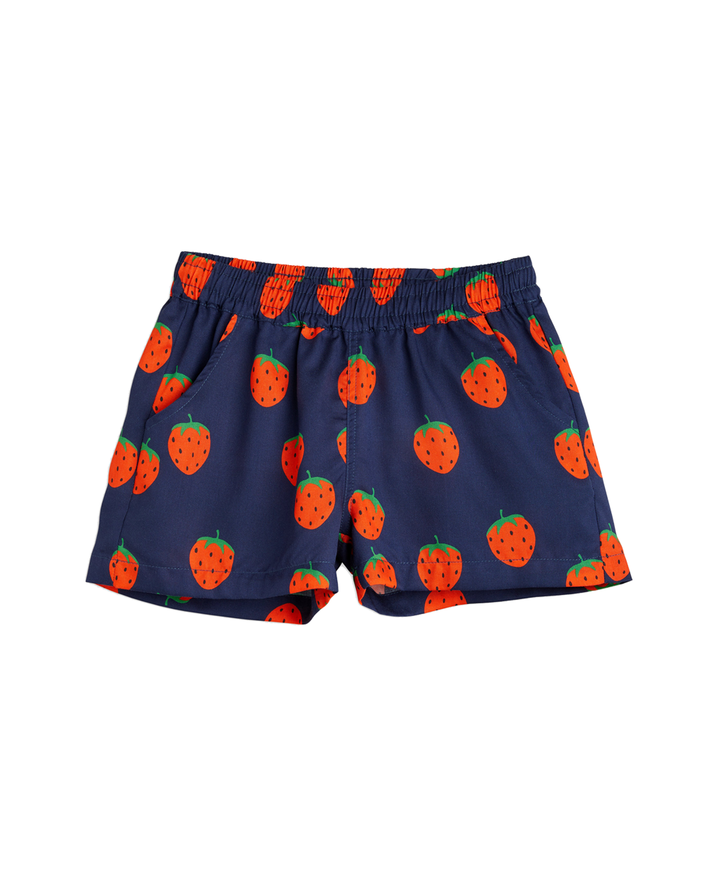 [MINIRODINI] Strawberries aop woven shorts [128/134]