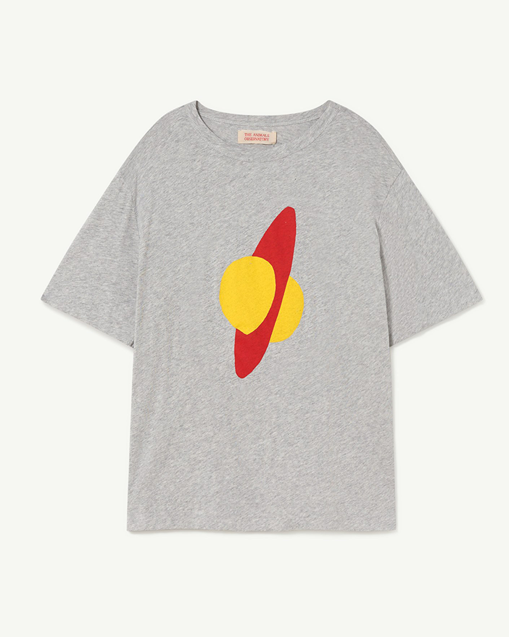 [TAO] F23019-208_EB / ROOSTER  OVERSIZE KIDS T-SHIRT Grey [3Y, 10Y]