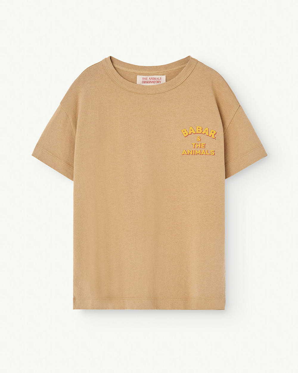 [TAO] S24001-085_AE / ROOSTER KIDS T-SHIRT Brown_Babar &amp; The Animals [3Y]