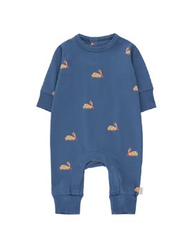 [TINYCOTTONS] SWANS ONE-PIECE /soft blue/toffee