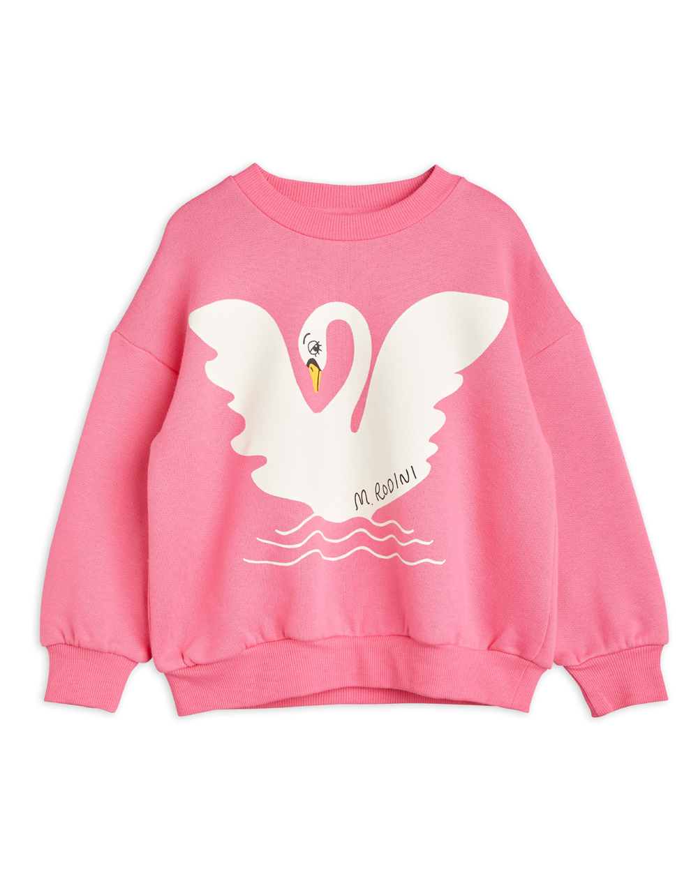 [MINIRODINI]Swan sp sweatshirt /Pink [140/146]