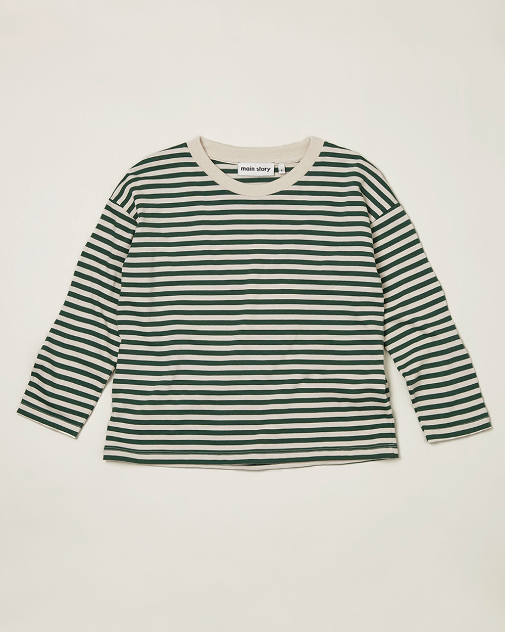[MAINSTORY] Long Sleeve Tee / Duck Egg &amp; Birch Jersey [14Y]